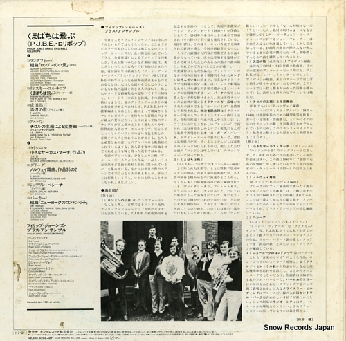 JONES, PHILIP, BRASS ENSEMBLE lollipops K28C427