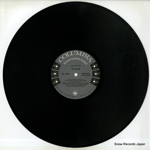 WALTER, BRUNO bruckner; te deum ML4980