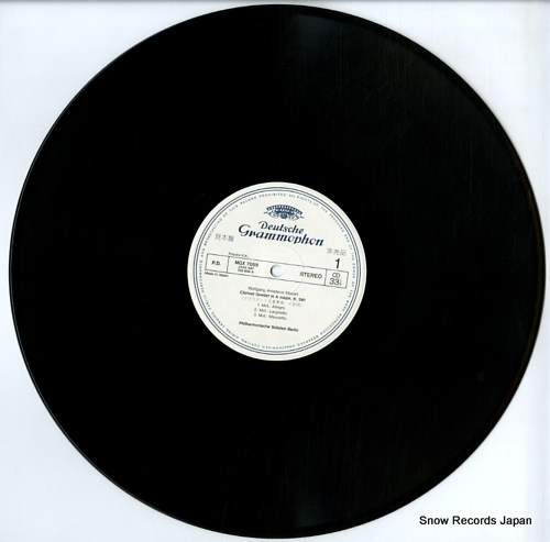PHILHARMONISCHE SOLISTEN BERLIN mozart; clarinet quintet in a major k.581 MGX7059