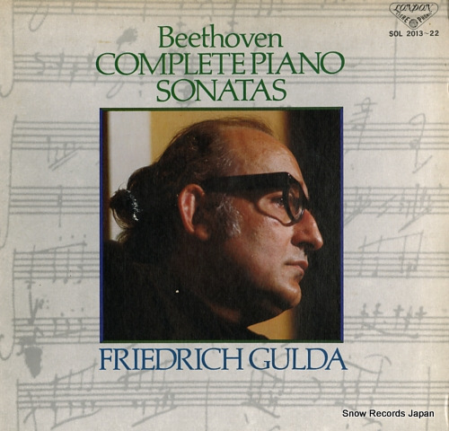 GULDA, FRIEDRICH beethoven; complete piano sonatas SOL2013