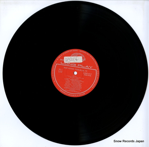 FURTWANGLER, WILHELM beethoven; fidelio K20C417