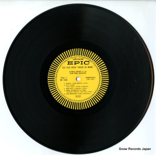 CORENZO, ALFREDO les plus beaux tangos monde NN-1005