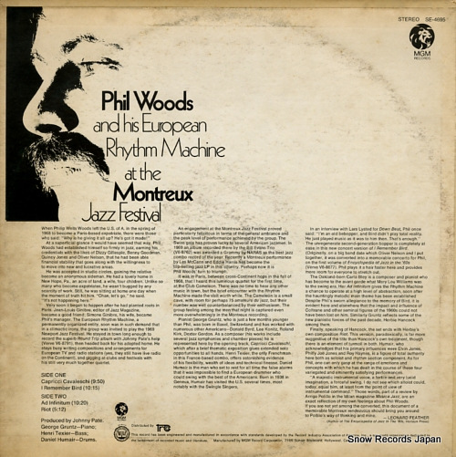WOODS, PHIL phil woods at the montreux jazz festival SE-4695