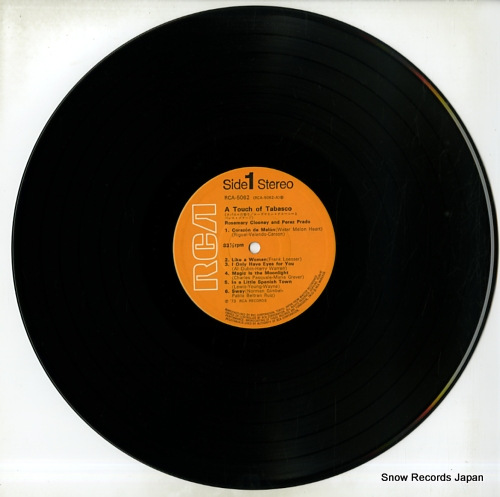 CLOONEY, ROSEMARY / PEREZ PRADO a touch of tabasco RCA-5062