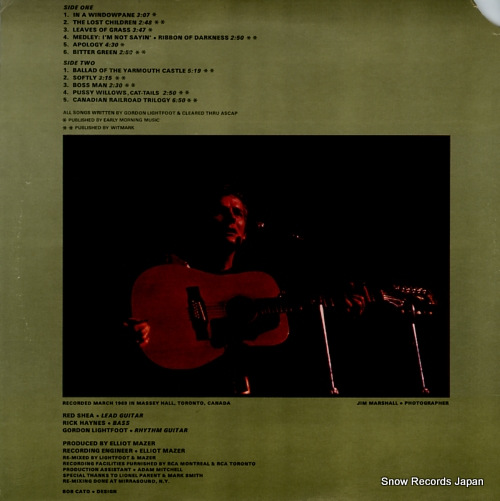 LIGHTFOOT, GORDON sunday concert UAS6714