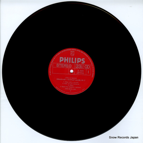 BRENDEL, ALFRED beethoven; piano sonatas op.7 & op.10/1 X-7874