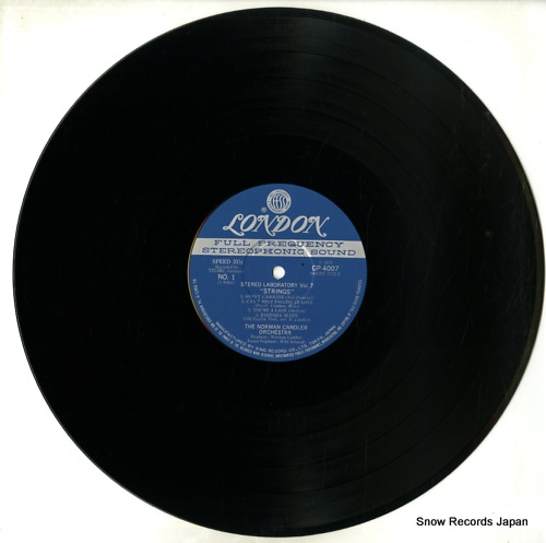 NORMAN CANDLER ORCHESTRA, THE stereo laboratory vol.7 GP4007