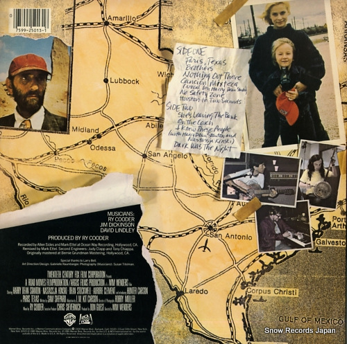 COODER, RY paris texas 1-25270