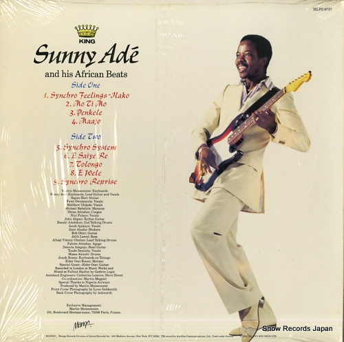 ADE, KING SUNNY synchro system MLPS9737