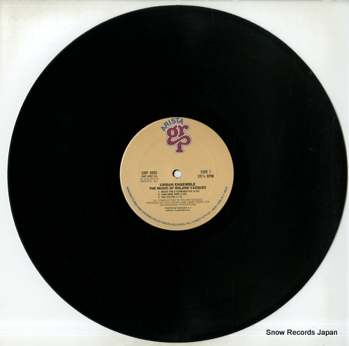 URBAN ENSEMBLE the music of rpland vazquez GRP5002
