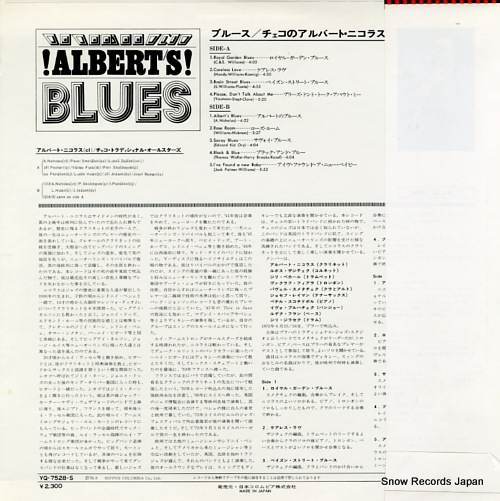 NICHOLAS, ALBERT posledni blues YQ-7528-S