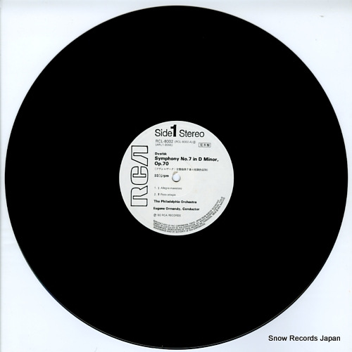 ORMANDY, EUGENE dvorak; symphony no.7 RCL-8002