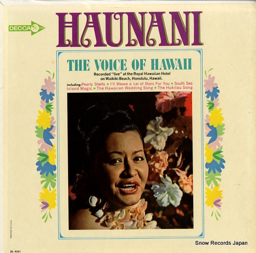 ϥʥ the voice of hawaii DL4561