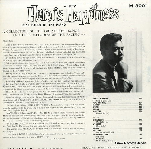 PAULO, RENE here is happiness M3001