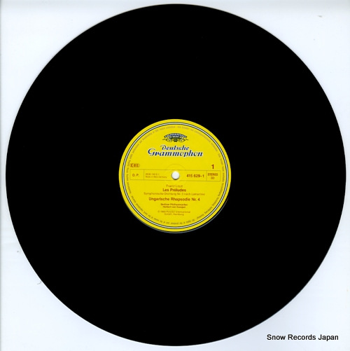 KARAJAN, HERBERT VON liszt; orchestral works 415628-1