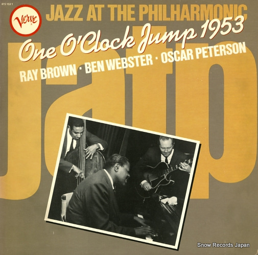 BROWN, RAY / BEN WEBSTER / OSCAR PETERSON jazz at the philharmonic one o'clock jump 1953 8151531