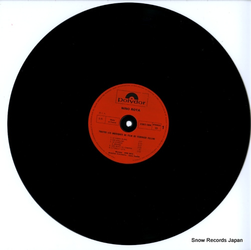 ROTA, NINO toutes les musiques de film de fellini 2393084