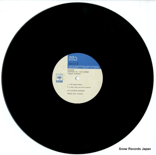 SZELL. GEORGE bruckner; symphony no.3 13AC213