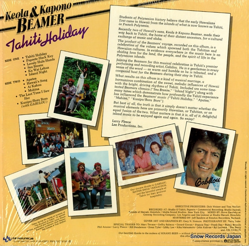 BEAMER, KEOLA & KAPONO tahiti holiday SLP689