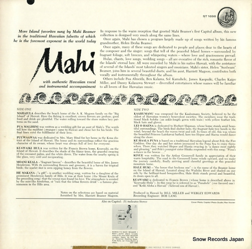 BEAMER, MAHI mahi ST1698