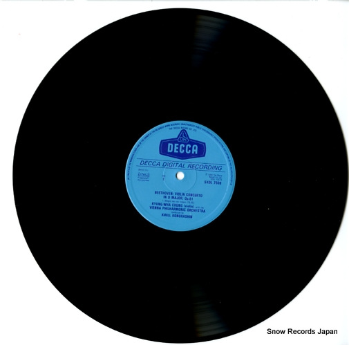 CHUNG, KYUNG-WHA beethoven; violin concerto SXDL7508