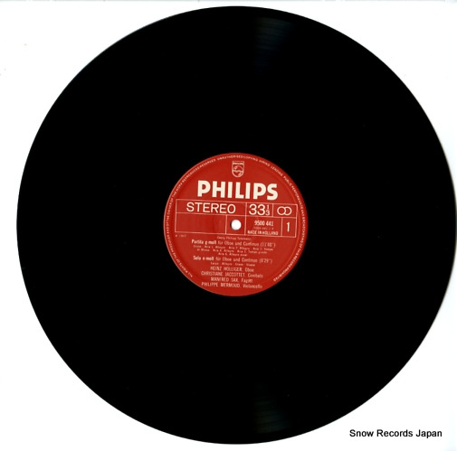 HOLLIGER, HEINZ telemann; werke fur oboe 9500441