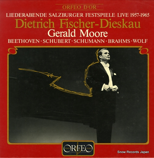FISCHER-DIESKAU, DIETRICH liederabende salzburger festspiele live 1957-1965 S140855R
