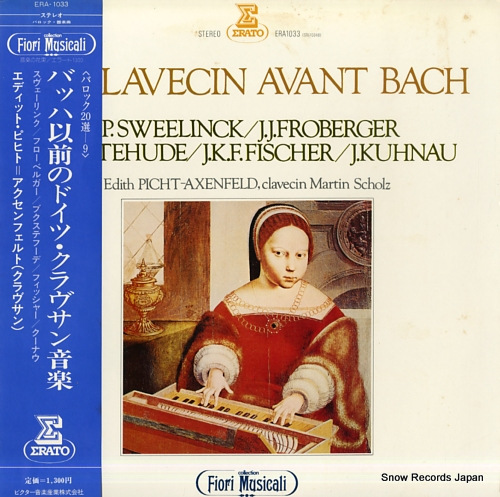 PICHT-AXENFELD, EDITH le clavecin avant bach ERA-1033