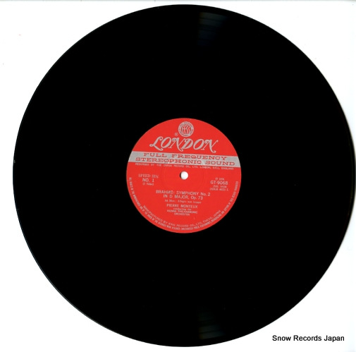 MONTEUX, PIERRE brahms; symphony no.2 in d major GT9068