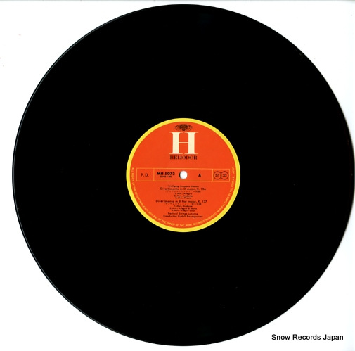 BAUMGARTNER, RUDOLF mozart; divertimenti, k.136, k.137, k.138 MH5072