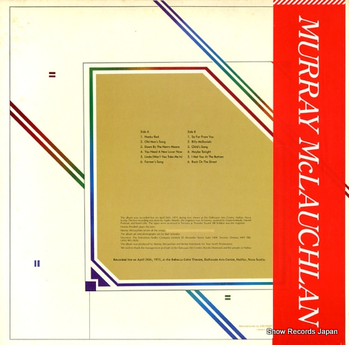 MCLAUCHLAN, MURRAY only the silence remains 25AP529