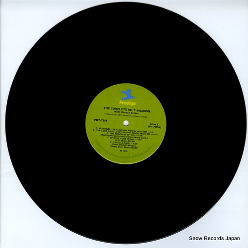 JACKSON, MILT the complete milt jackson with horace silver PRT-7655