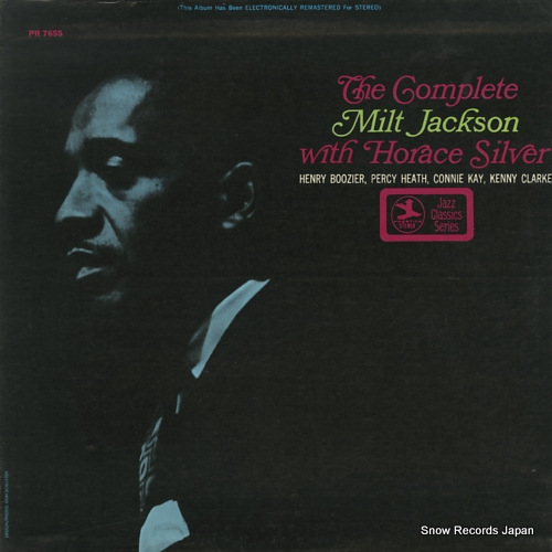 JACKSON, MILT the complete milt jackson with horace silver PRT-7655