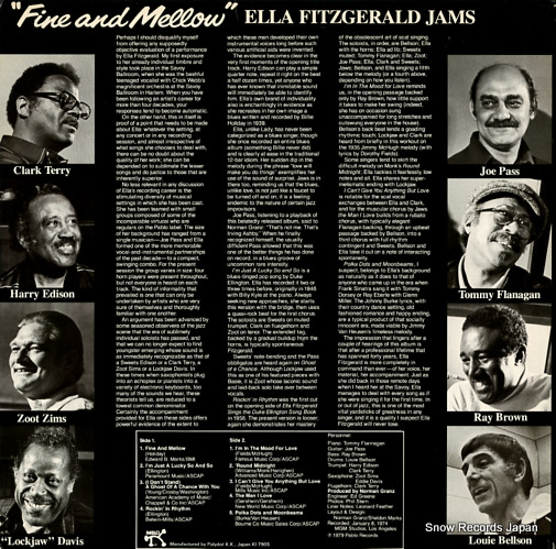 FITZGERALD, ELLA fine and mellow MTF1113