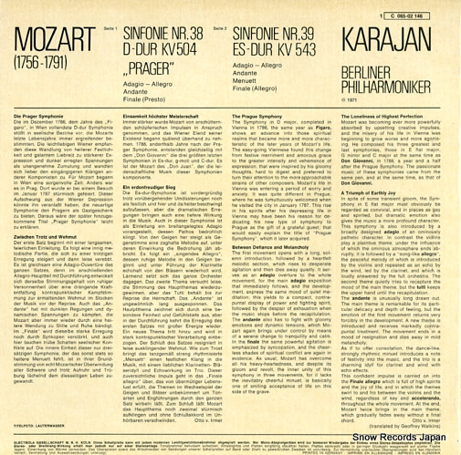 إ٥ȡե󡦥 mozart; sinfonie nr,38/nr.39 1C065-02146