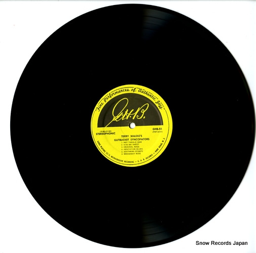 WALDO'S GUTBUCKET SYNCOPATORS hot jaz vol.one GHB-55