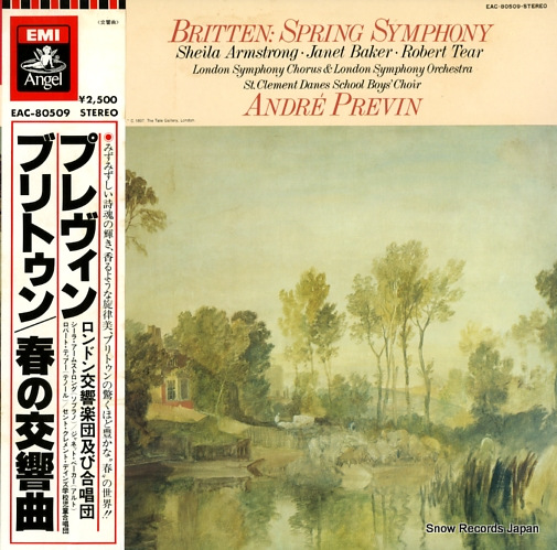 PREVIN, ANDRE britten; spring symphony EAC-80509