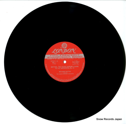 BRITTEN, BENJAMIN britten; the young person's guide to the orchestra op.34 SLC6067