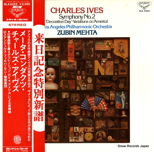 MEHTA, ZUBIN ives; symphony no.2 SLA6322