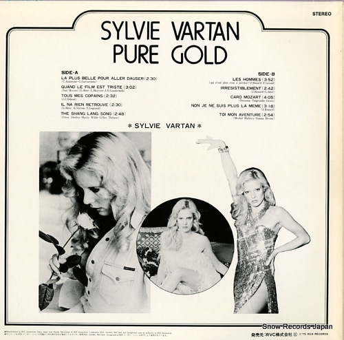 VARTAN, SYLVIE pure gold PG-4
