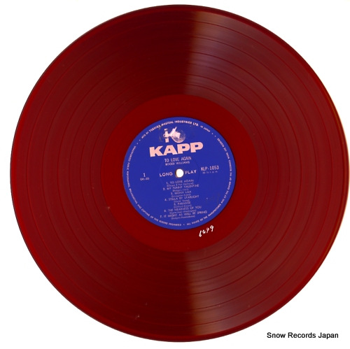 WILLIAMS, ROGER to love again KLP1053