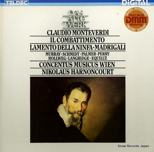 HARNONCOURT, NIKOLAUS monteverdi; il combattimento/lamento della ninfa/madrigali 6.43054