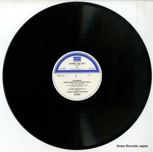 ASHKENAZY, VLADIMIR schumann; piano concerto in a minor, op.54 L25C-3067