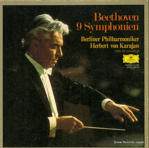 KARAJAN, HERBERT VON beethoven; 9 symphonien 00MG0145