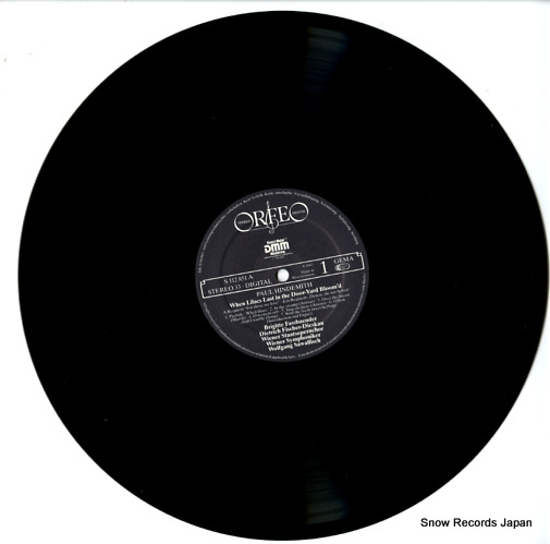 SAWALLISCH, WOLFGANG hindemith; requiem S112851A