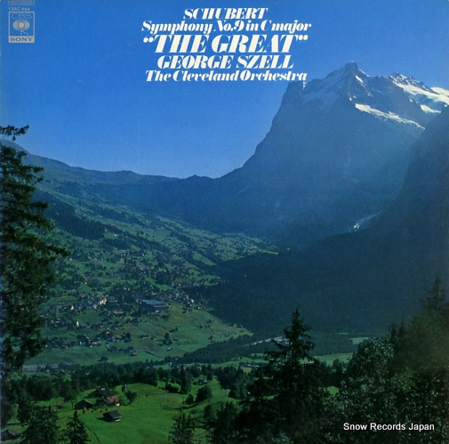 SZELL, GEORGE schubert; symphony no.9 in c major 