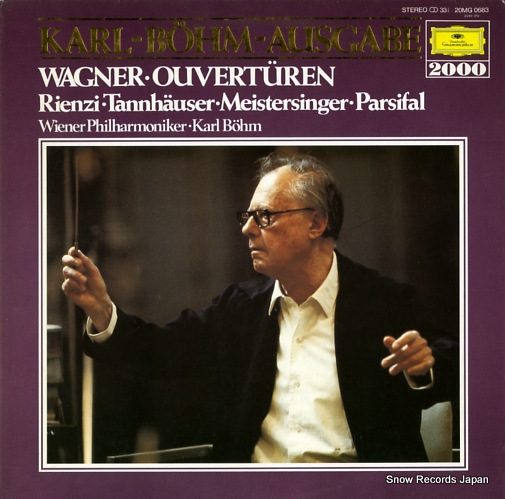 BOHM, KARL wagner; ouverturen rienzi/tannhauser 20MG0683