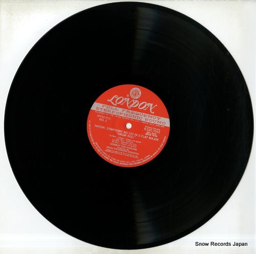 KARAJAN, HERBERT VON haydn; symphonies no.103 