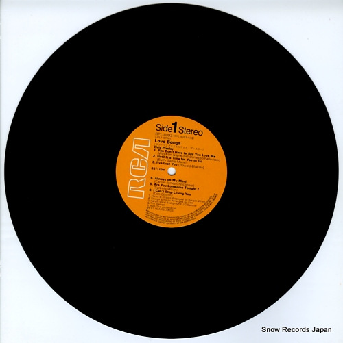 PRESLEY, ELVIS love songs RPL-8093