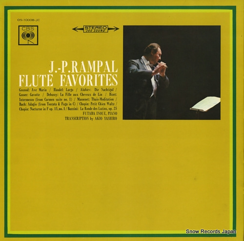 RAMPAL, JEAN-PIERRE flute favorites OS-10008-JC